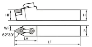 DNMG INSERT TOOL HOLDER MDPNN