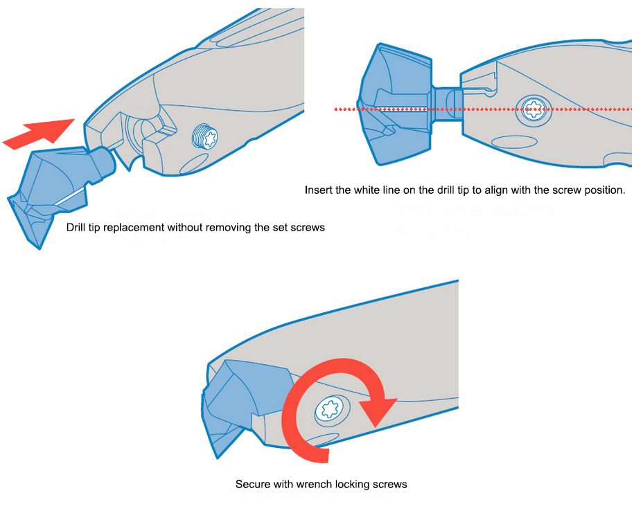 Replaceable Tip Drill