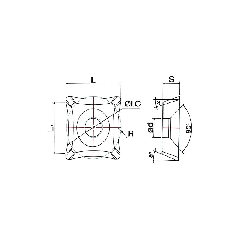 OD Scarfing Insert - SOUB Zeichnung OD Scarfing Insert - SOUB Zeichnung
