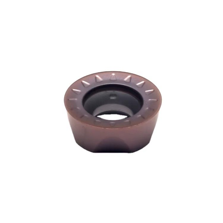 RPMT08T2 round carbide milling insert for profile and copy milling