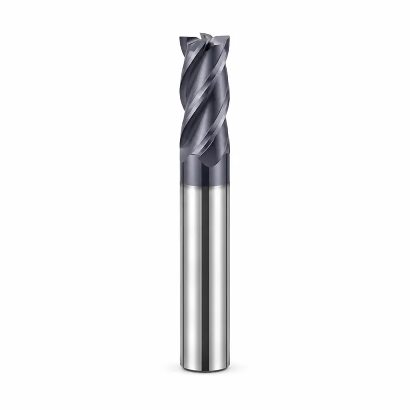 Solid carbide square end mill cutting tool